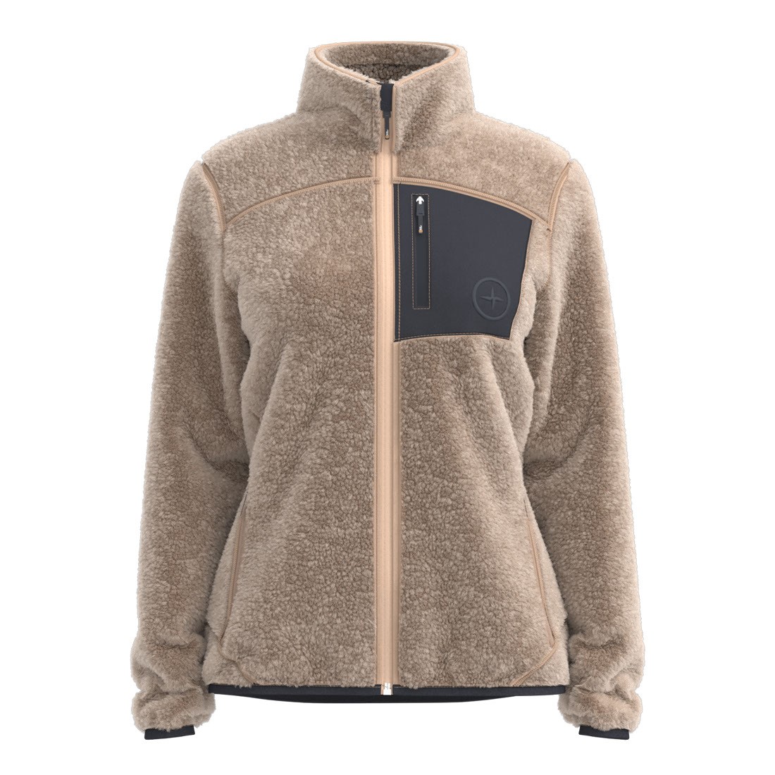 OXIGEN - Giacca furry fleece da donna