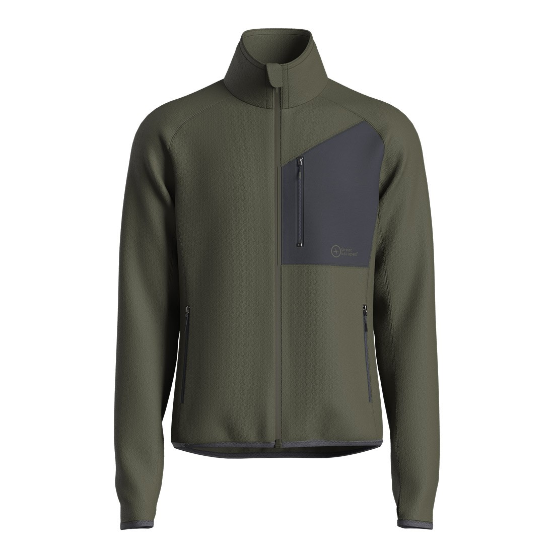 ROSEG - Man long zip fleece jacket