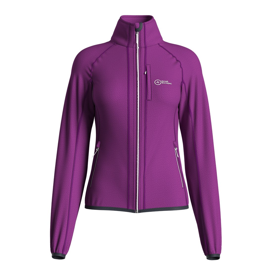 ROSEG - Lady log zip fleece jacket